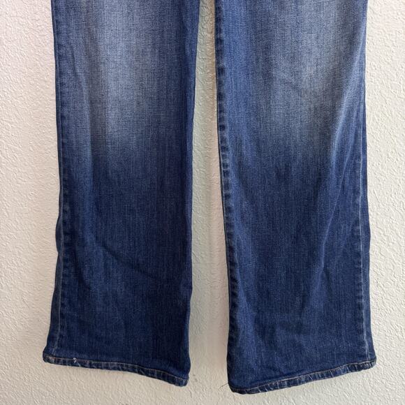 Nili Lotan Cannes Denim Jumpsuit Womens 4 Zip Front Workwear Utility Dark Blue - Picture 7 of 12